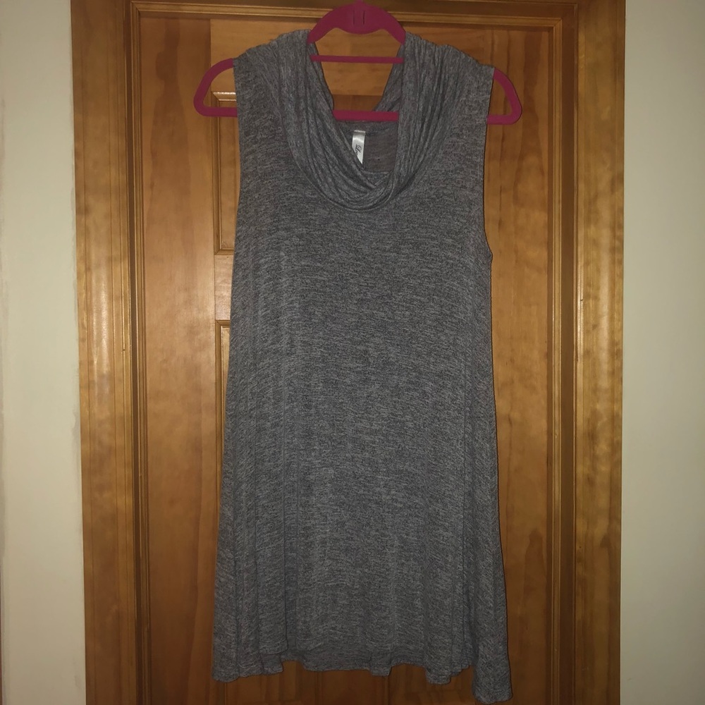 Bunched Neckline Comfy Shirt